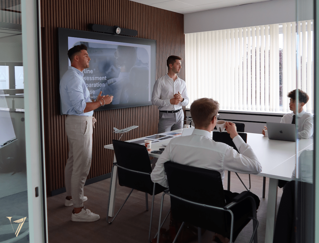 Instructors of V1 during a classroom session